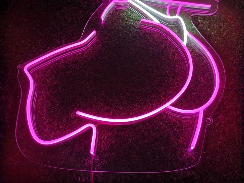 'Body' neon sign - VINTAGE SIGN
