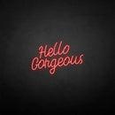 'Hello Gorgous2' neon sign - VINTAGE SIGN