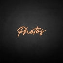 'Photos' neon sign - VINTAGE SIGN