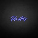 'Photos' neon sign - VINTAGE SIGN