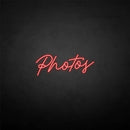 'Photos' neon sign - VINTAGE SIGN