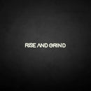 'RISE AND GRIND2' neon sign - VINTAGE SIGN