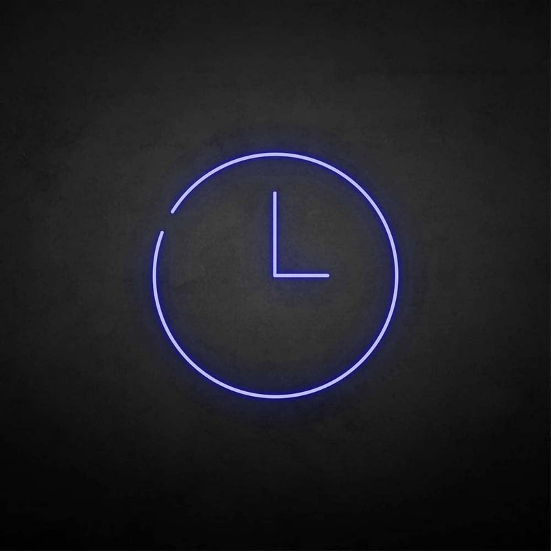 'Time' neon sign