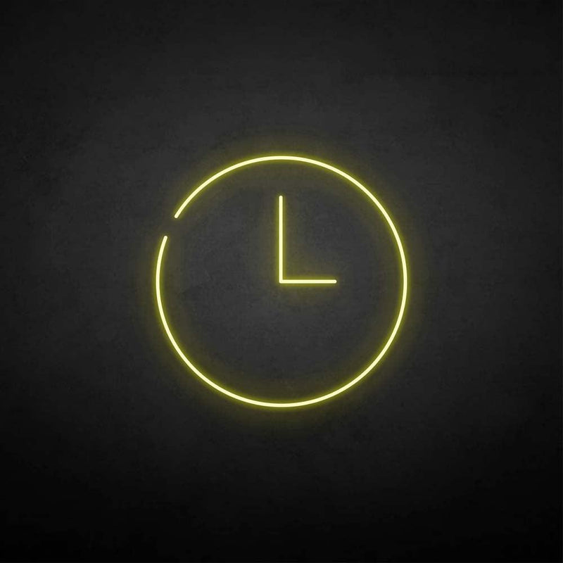 'Time' neon sign - VINTAGE SIGN