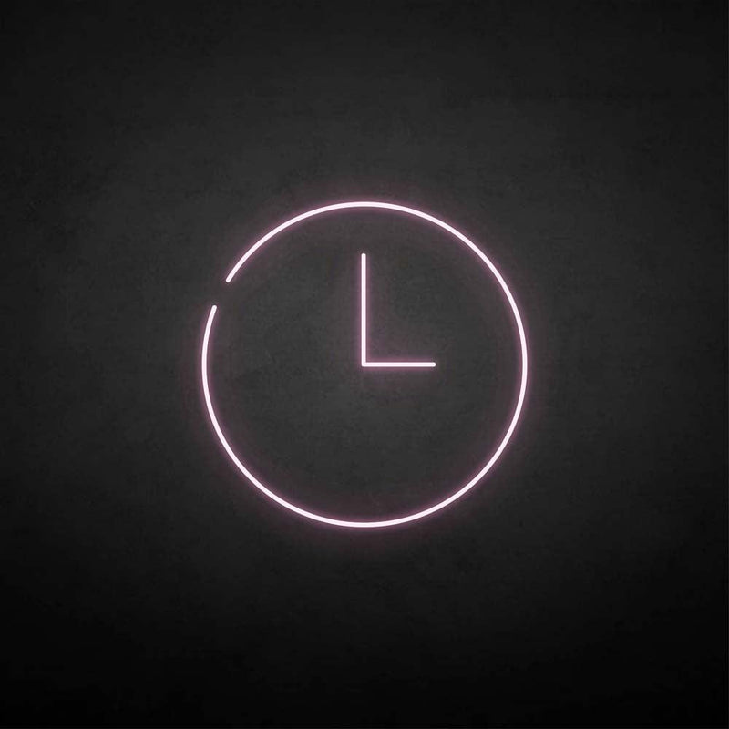 'Time' neon sign