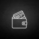 'Wallet' neon sign - VINTAGE SIGN