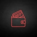 'Wallet' neon sign - VINTAGE SIGN