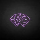 'Playing cards3' neon sign - VINTAGE SIGN