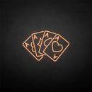 'Playing cards3' neon sign - VINTAGE SIGN