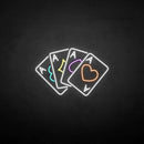 'Playing cards3' neon sign - VINTAGE SIGN