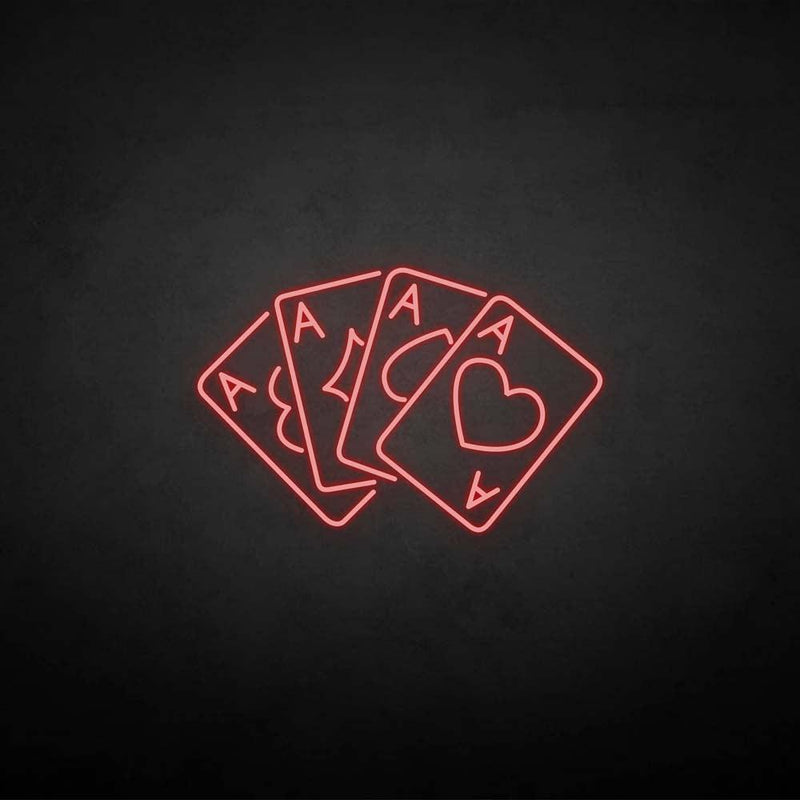 'Playing cards3' neon sign - VINTAGE SIGN
