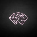 'Playing cards3' neon sign - VINTAGE SIGN