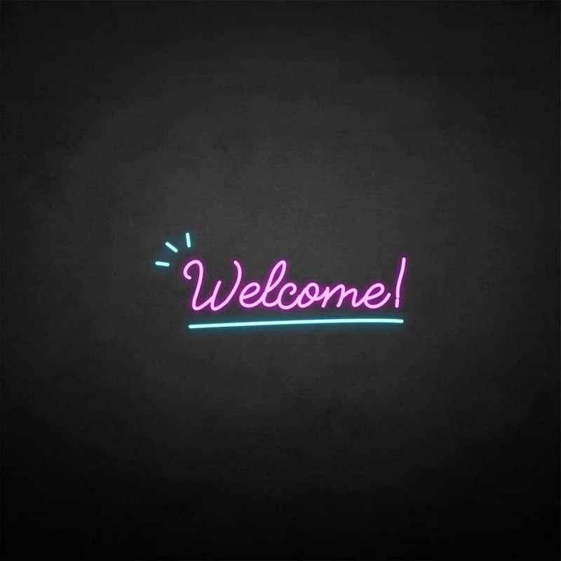 'Welcome 2' neon sign - VINTAGE SIGN