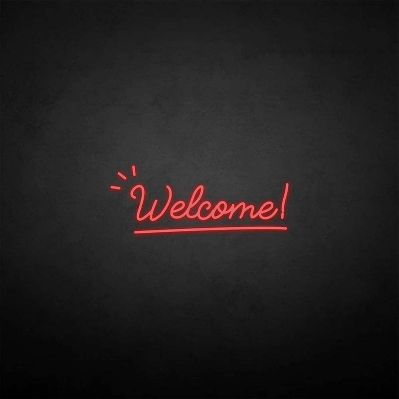 'Welcome 2' neon sign - VINTAGE SIGN