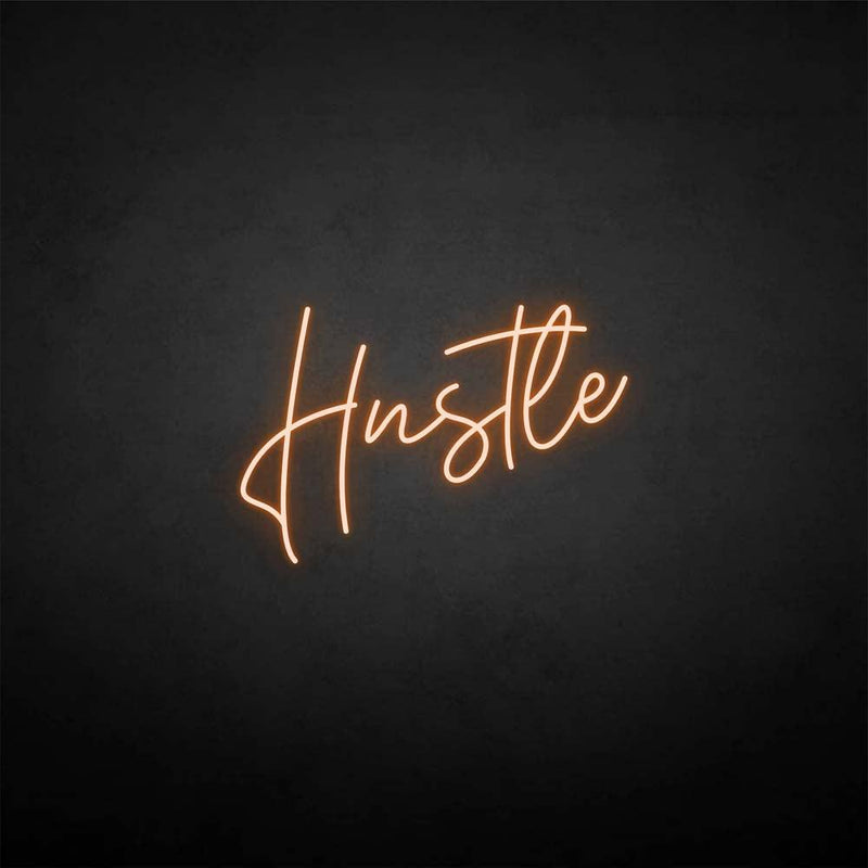 'Hustle4' neon sign - VINTAGE SIGN