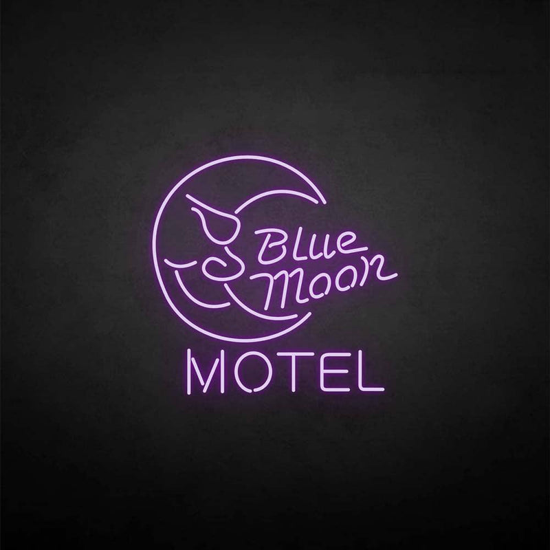 'Blue moon motel' neon sign - VINTAGE SIGN