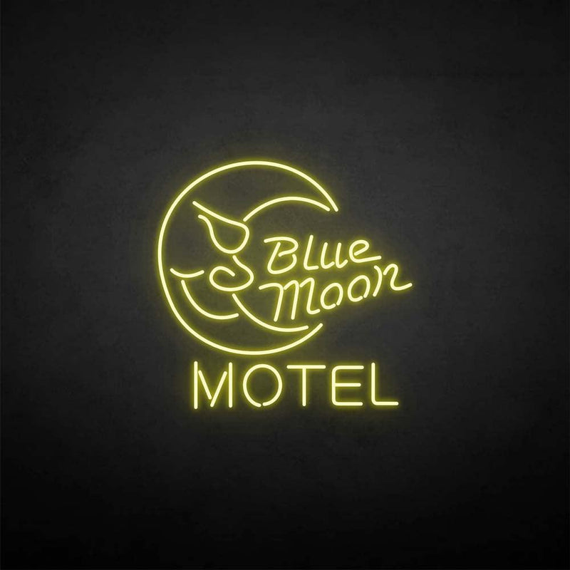 Enseigne au néon "Blue Moon Motel"