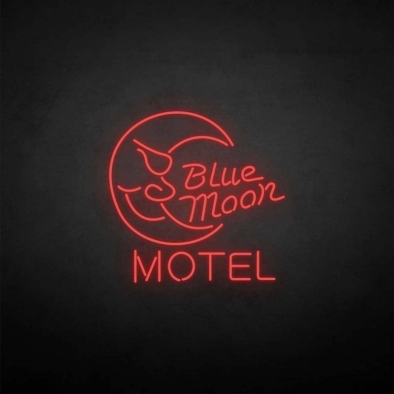 'Blue moon motel' neon sign - VINTAGE SIGN