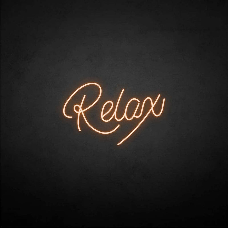 'Relax2' neon sign - VINTAGE SIGN