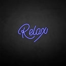 'Relax2' neon sign - VINTAGE SIGN