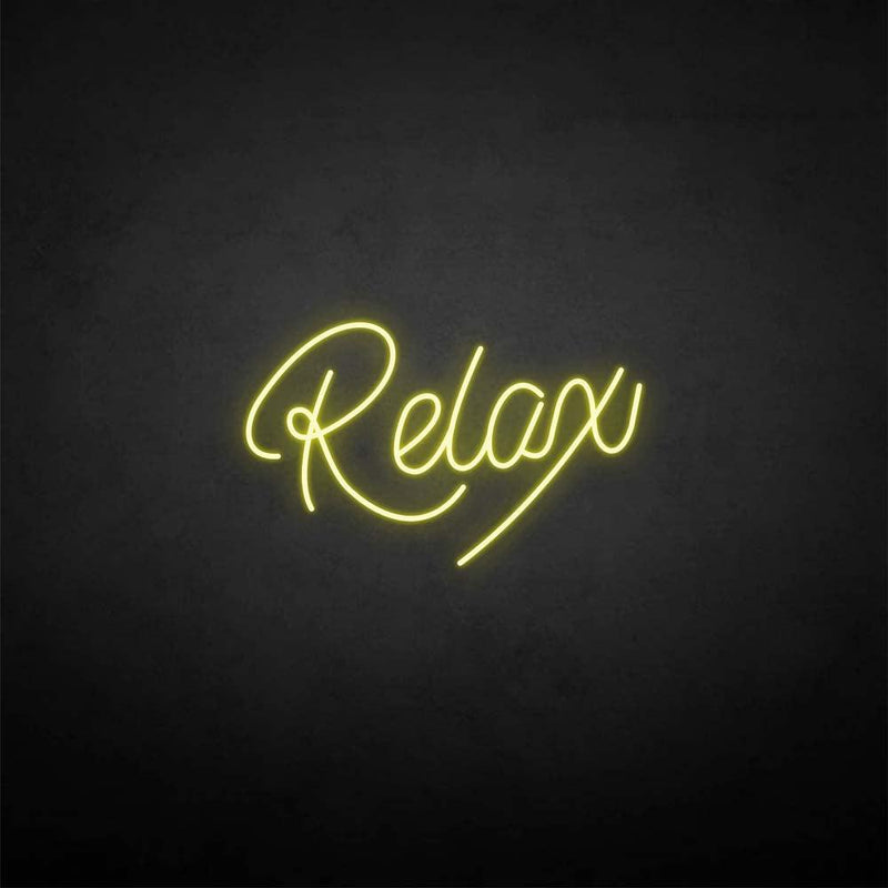 'Relax2' neon sign - VINTAGE SIGN