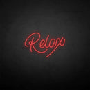 'Relax2' neon sign - VINTAGE SIGN