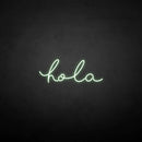 'hola' neon sign - VINTAGE SIGN