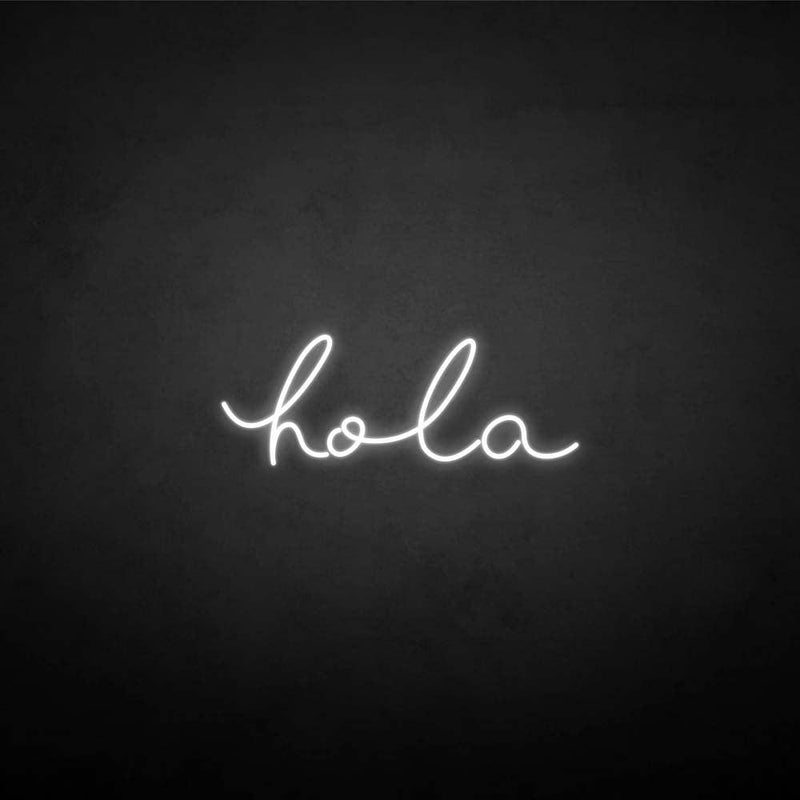 'hola' neon sign - VINTAGE SIGN