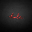 'hola' neon sign - VINTAGE SIGN