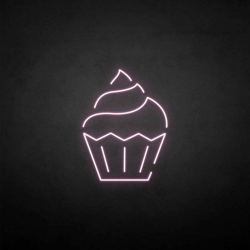 'Cupcake' neon sign