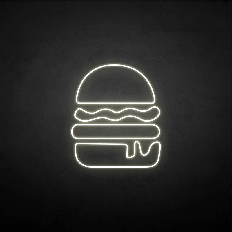 Enseigne au néon 'Humburger2'