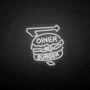 'Diner burger' neon sign - VINTAGE SIGN