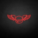 ’Wings with humburger' neon sign - VINTAGE SIGN