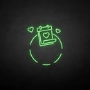 'Love and calendar' neon sign - VINTAGE SIGN