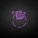 'Love and calendar' neon sign - VINTAGE SIGN