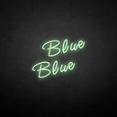 'Blue' neon sign - VINTAGE SIGN
