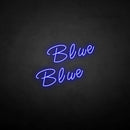 'Blue' neon sign - VINTAGE SIGN