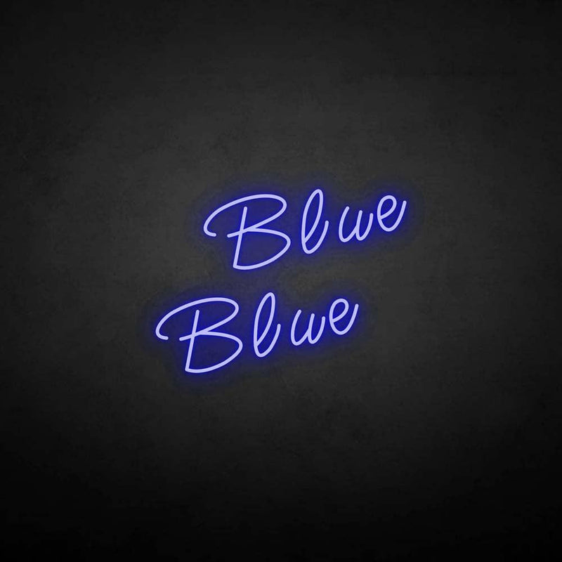 'Blue' neon sign - VINTAGE SIGN