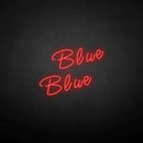 'Blue' neon sign - VINTAGE SIGN
