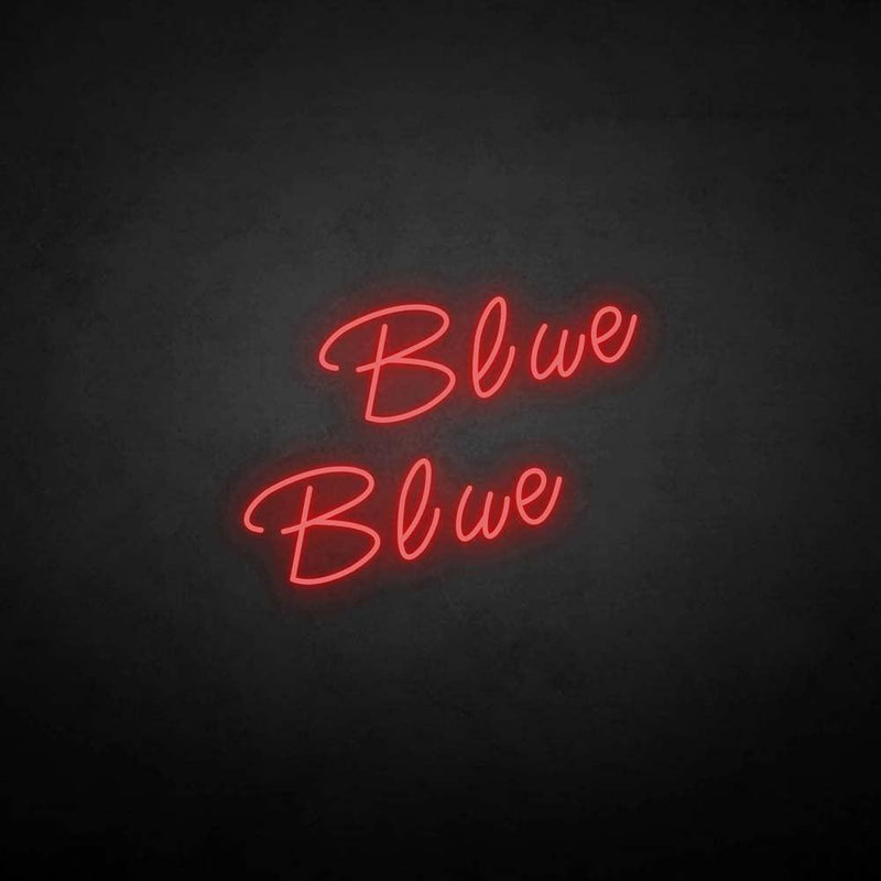 'Blue' neon sign - VINTAGE SIGN