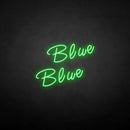 'Blue' neon sign - VINTAGE SIGN