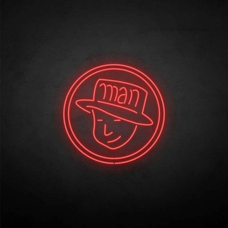 'Man' neon sign - VINTAGE SIGN