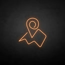 'Map' neon sign - VINTAGE SIGN