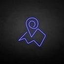 'Map' neon sign - VINTAGE SIGN