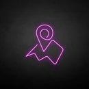 'Map' neon sign - VINTAGE SIGN