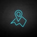 'Map' neon sign - VINTAGE SIGN