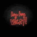 'hey hey vacay!' neon sign - VINTAGE SIGN
