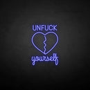 'Unfxxk yourself' neon sign - VINTAGE SIGN