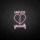 'Unfxxk yourself' neon sign - VINTAGE SIGN