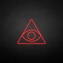 'Triangle&eye' neon sign - VINTAGE SIGN